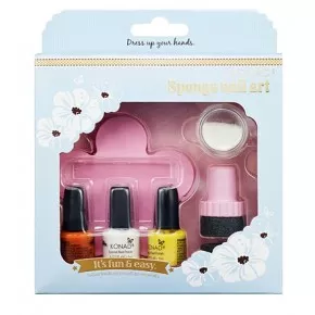 Konad set sponge set 2 - yellow, orange, [],https:lilarossa.ro