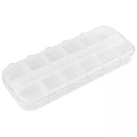 Cutie de depozitare din plastic, 12 compartimente, [],https:lilarossa.ro