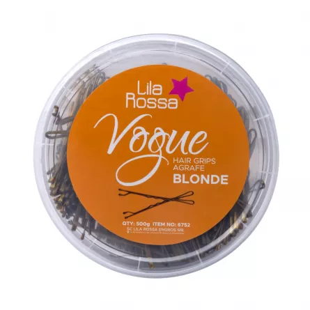 Agrafe Lila Rossa, Vogue, 500 g, blonde, 4.5 cm, [],https:lilarossa.ro