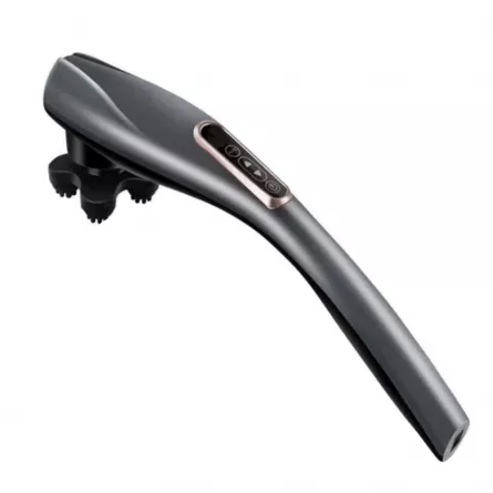 Aparat de masaj Lila Care pentru spate, umeri, picioare, maini, gat, abdomen, cu 6 capete detasabile, gri, 24 W, [],https:lilarossa.ro