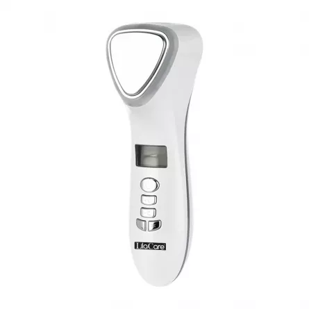 Aparat masaj facial Lila Care, pentru indepartarea liniilor fine, vibratii cu ultrasunete, masaj rece/cald, foton, functie de intinerire, alb, [],https:lilarossa.ro