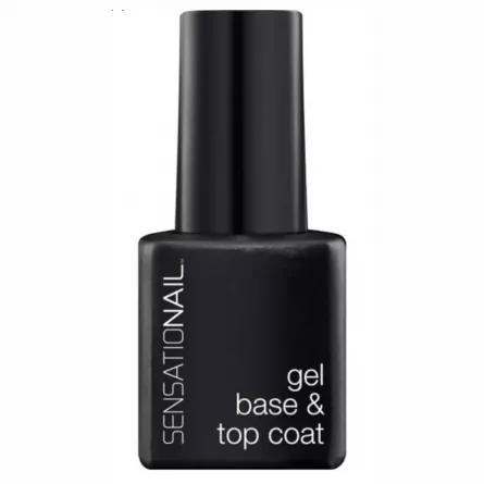 Base coat si Top coat 2 in 1 pentru oja semipermanenta SensatioNail 7.39 ml, [],https:lilarossa.ro