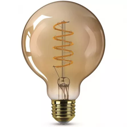 Bec LED cu filament gold, E27, 4 W, 2000 k, 220 lm, [],https:lilarossa.ro