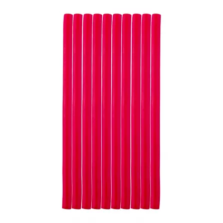 Bigudiuri flexibile, ondulare par, set 10 bucati, rosu, [],https:lilarossa.ro