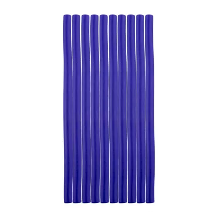 Bigudiuri flexibile, ondulare par, set 10 bucati, mov, [],https:lilarossa.ro