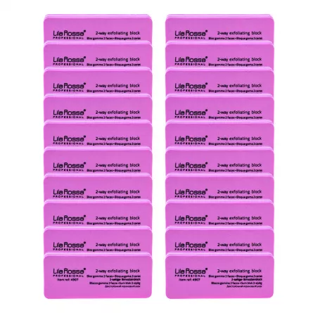 Buffer pentru luciu dreptunghi, roz - set 20, [],https:lilarossa.ro