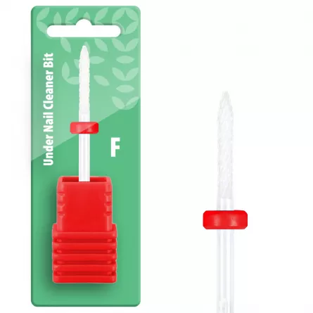Capat freza ceramic alb pentru cuticule Lila Rossa 07F, [],https:lilarossa.ro