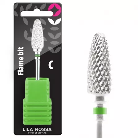 Capat freza carbid Lila Rossa, argintiu, 05C, duritate mare, [],https:lilarossa.ro