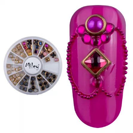 Carusel decoratiuni unghii, elemente vintage, [],https:lilarossa.ro