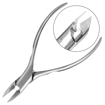 Cleste pentru unghii si cuticule profesional, Zenail, argintiu, [],https:lilarossa.ro