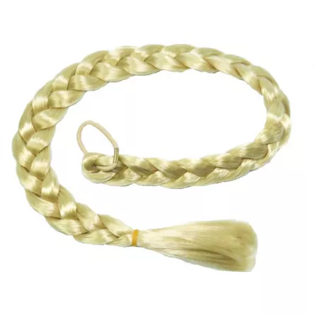 Coada impletita cu elastic, Blond, [],https:lilarossa.ro