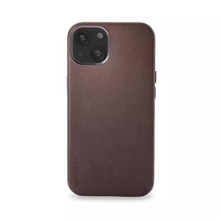 Husa de protectie Decoded IPhone 13, compatibila MagSafe, piele ecologica, maro, [],https:lilarossa.ro