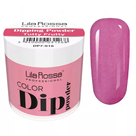 Dipping powder color, Lila Rossa, 7 g, 016 tutty frutty, [],https:lilarossa.ro