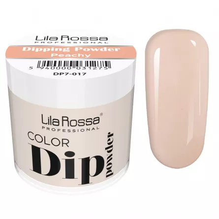 Dipping powder color, Lila Rossa, 7 g, 017 peachy, [],https:lilarossa.ro