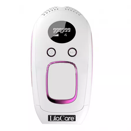 Epilator IPL Lila Care, epilare definitiva, 999.999 pulsatii, 5 trepte de putere, Alb / Mov, [],https:lilarossa.ro