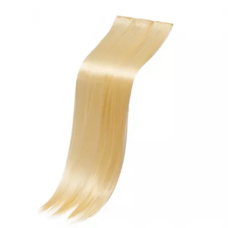 Extensie clip-on Lila Rossa, 60 cm, cu 3 clipsuri, blond inchis, [],https:lilarossa.ro