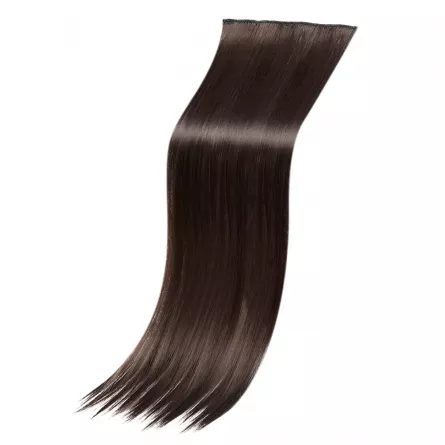 Extensie clip-on Lila Rossa, 60 cm, cu 2 clipsuri, saten inchis, [],https:lilarossa.ro