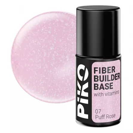Fiber builder base cu Vitamine, Piko, 7 ml, Puff Rose, [],https:lilarossa.ro