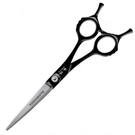 Foarfeca pentru tuns, Yoshimoto, Creative Cut, 6 inch, neagra, [],https:lilarossa.ro