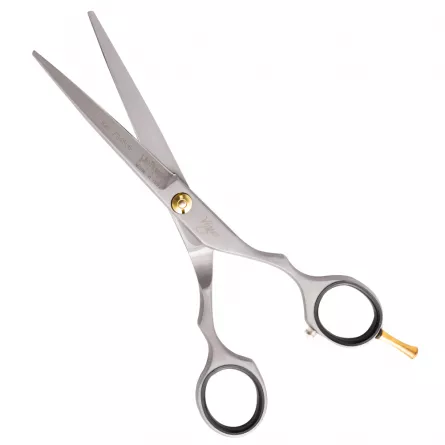 Foarfeca pentru tuns, Lila Rossa, Vogue, 6 inch, elemente aurii, [],https:lilarossa.ro