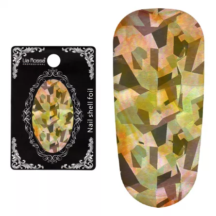 Folie decor unghii, Lila Rossa, cu adeziv, holografica, 049, [],https:lilarossa.ro
