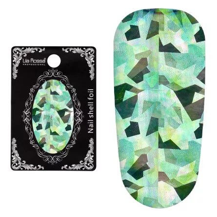 Folie decor unghii, Lila Rossa, cu adeziv, holografica, 052, [],https:lilarossa.ro