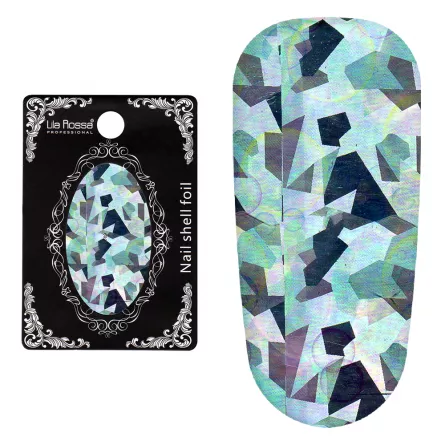 Folie decor unghii, Lila Rossa, cu adeziv, holografica, 089, [],https:lilarossa.ro