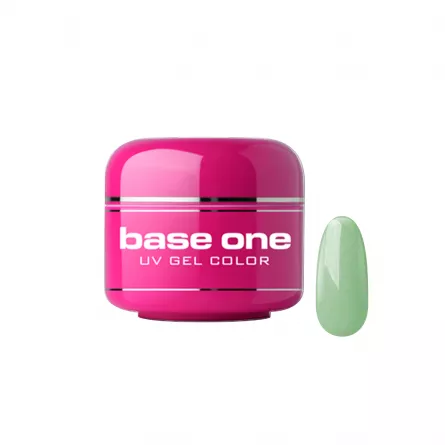 Gel UV color Base One, 5 g, Pastel, dark mint 05, [],https:lilarossa.ro