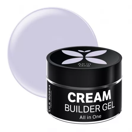 Gel de constructie 3 in 1, Lila Rossa, Cream Builder Gel, 15g, [],https:lilarossa.ro