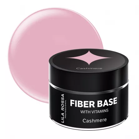 Gel de baza lila rossa fiber builder base cashmere 15 g, [],https:lilarossa.ro