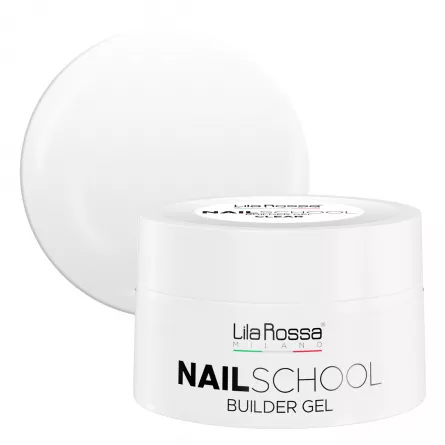 Gel de constructie Lila Rossa NailSchool, 100 g, Clear, [],https:lilarossa.ro