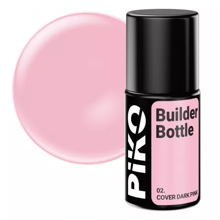 Gel de constructie PIKO Your Builder Bottle Cover Dark Pink 7 g, [],https:lilarossa.ro