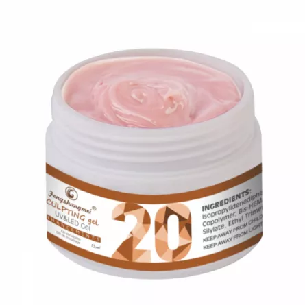 Gel de contructie uv-led, FSM, 15ml, NO.20, [],https:lilarossa.ro