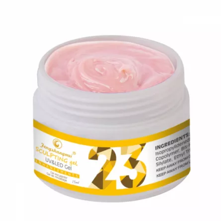 Gel de contructie uv-led, FSM, 15ml, NO.23, [],https:lilarossa.ro