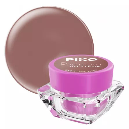 Gel UV color Piko, Premium, 014 Dusty Rose, 5 g, [],https:lilarossa.ro
