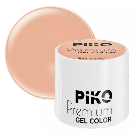 Gel UV color Piko, Premium, 5 g, 021 Peach, [],https:lilarossa.ro