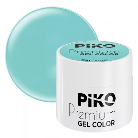 Gel UV color Piko, Premium, 5 g, 031 Aqua, [],https:lilarossa.ro