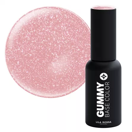 Gummy Base Color, Glassy Pink, Lila Rossa, 7 ml, [],https:lilarossa.ro