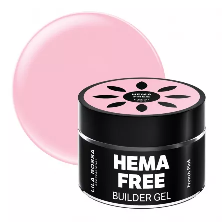 Hema Free gel de constructie unghii Lila Rossa French Pink 15 g, [],https:lilarossa.ro