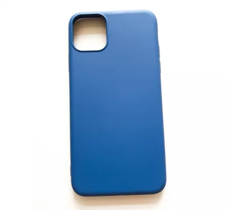 Husa de prodectie Loomax, pentru iPhone 11 Pro Max, Silicon Subtire, Albastra, [],https:lilarossa.ro