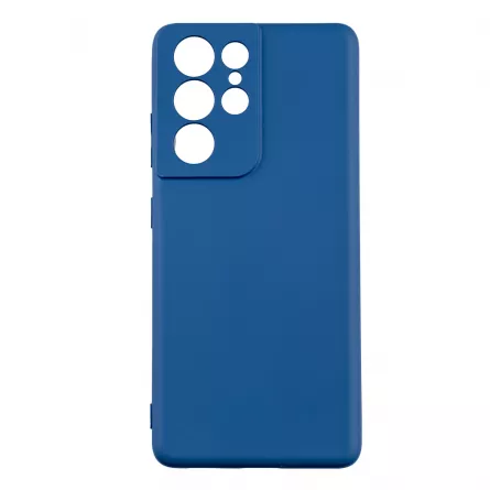 Husa de protectie Loomax pentru Samsung S21 Ultra, Silicon Subtire, Albastra, [],https:lilarossa.ro