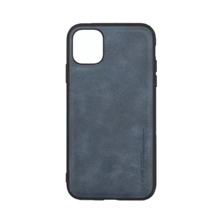 Husa de protectie Loomax pentru iPhone 11 Pro Max, anti-soc, din piele ecologica, subtire, gri carbon, [],https:lilarossa.ro