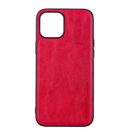 Husa de protectie Loomax, Iphone 12/12 Pro,  piele ecologica, rosu, [],https:lilarossa.ro