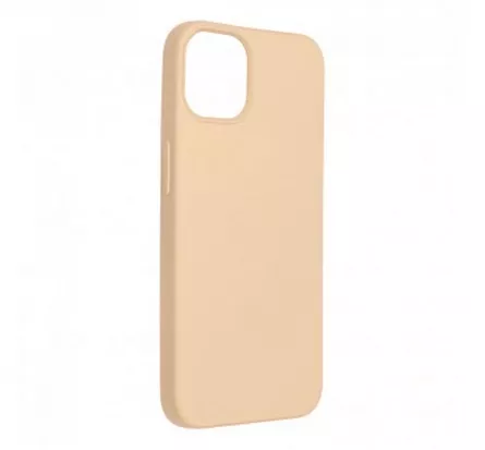 Husa de protectie Loomax, pentru iPhone 12 / 12 Pro, silicon subtire, bej, [],https:lilarossa.ro