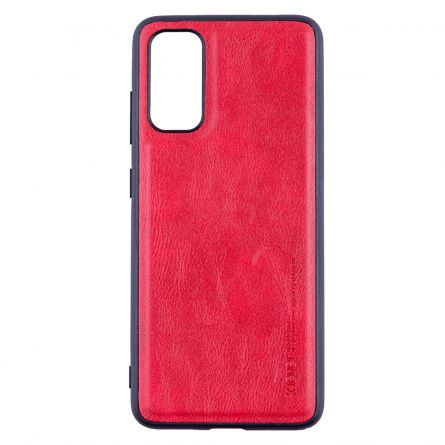 Husa Loomax de protectie pentru Samsung S20 Plus, anti-soc, din piele ecologica, subtire, visiniu, [],https:lilarossa.ro