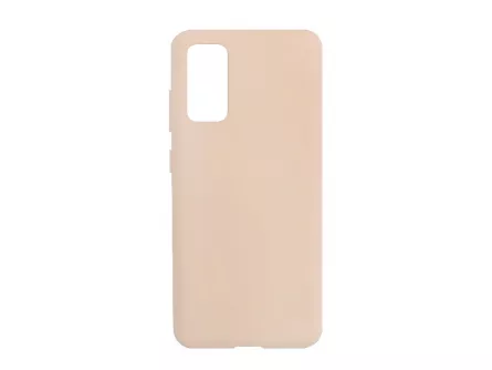 Husa de protectie Loomax, pentru Samsung Galaxy S20, silicon subtire,  bej, [],https:lilarossa.ro