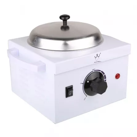 Incalzitor profesional pentru ceara si parafina, cu termostat, Lila Rossa, 500 ml, alb gri, [],https:lilarossa.ro