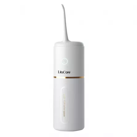 Irigator bucal profesional, dus bucal, Lila Care, rezervor 280 ml cu 4 capete, alb, [],https:lilarossa.ro