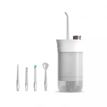 Irigator bucal profesional, dus bucal, Lila Care, Ultra-Portabil, 4 Capete Curatare, rezervor 200 ml, alb, [],https:lilarossa.ro