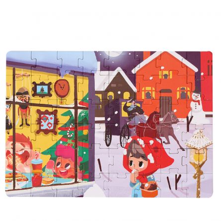 Puzzle Karemi, Fetita cu chibrituri, 48 piese, nr 13, [],https:lilarossa.ro